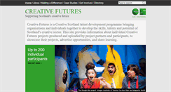 Desktop Screenshot of creativefutureshq.com